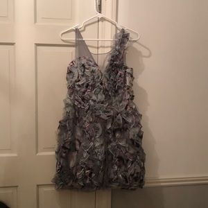 Gorgeous textured watercolor cocktail dress size 6